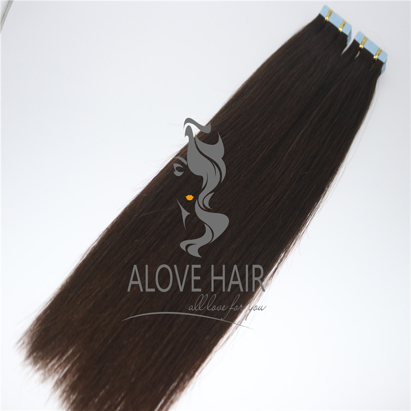 Best cheap remy tape in hair extensions vendor in China